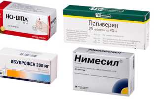 Цистит как быстро снять болевой синдром